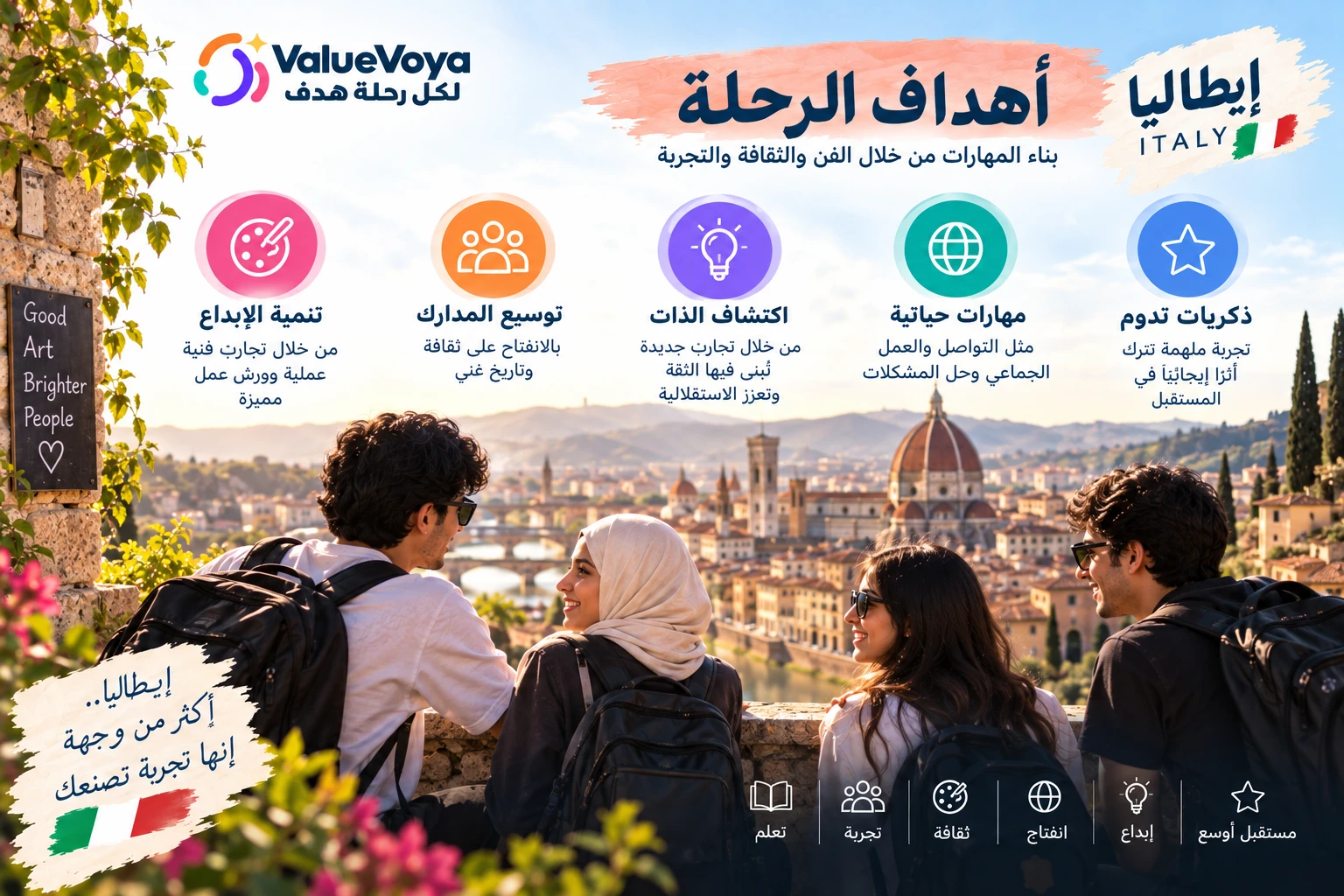 رحلة الذوق الإيطالي