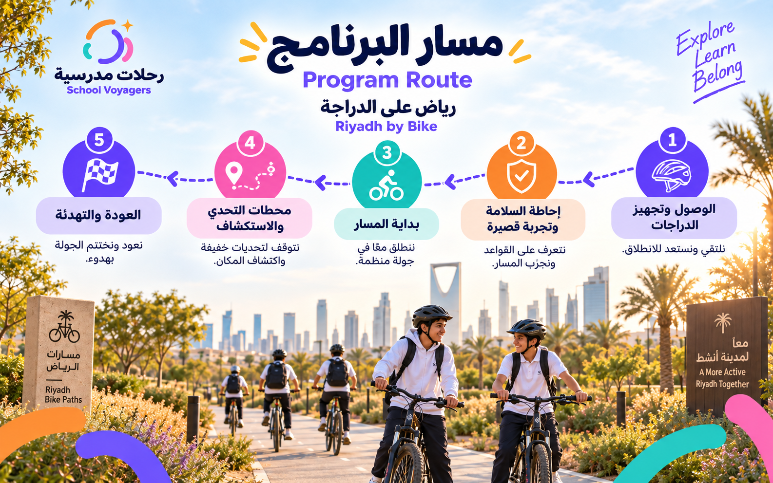 🚲 رياض على الدراجة